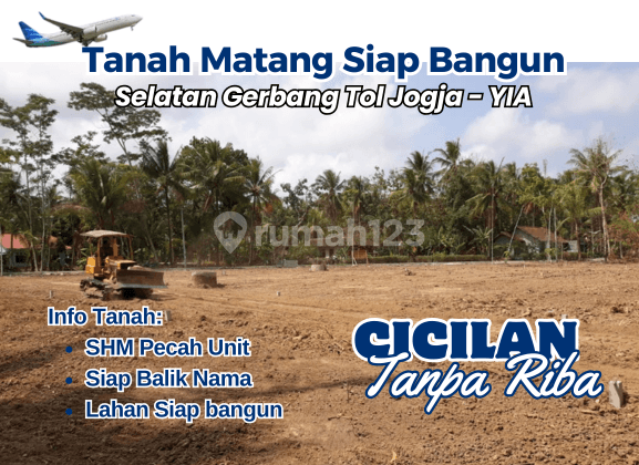 Tanah Cocok Investasi di Wates, Kulon Progo SHM 255 m² 1