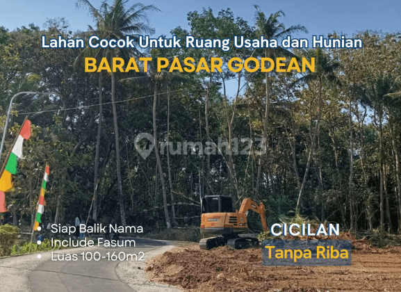 Tanah Ruang Usaha di Godean, Sleman SHM 160 m² 1