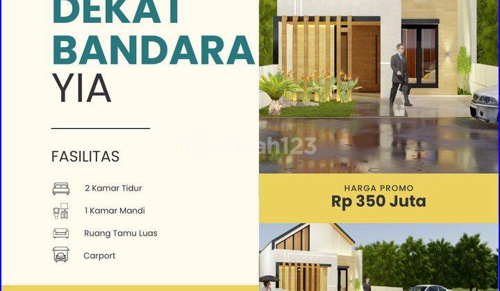 Rumah Promo Jogja, Desain Scandinavian, 350 JT All In 1