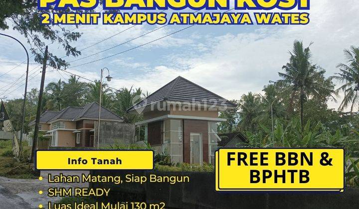 Tanah Cocok Untuk Investasi di Wates, Kulon Progo SHM 141 m² 1