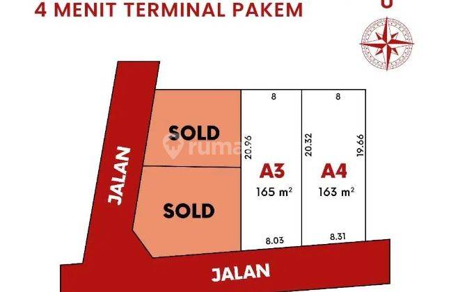 5 Menit Kopi Klotok Jogja, Ld 9 Meter, Cocok Rumah Mewah 2 Lantai 2