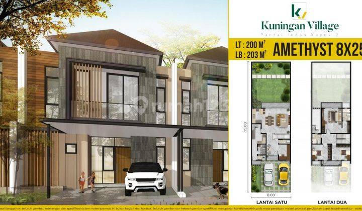 Rumah Pik2, Kuningan Village Pik2 Uk 8x25, Sebelah Patung Naga  2