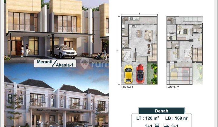 Villa Pasir Putih Pik2, Uk 8x15, di Pasir Putih Residence Pik2 2