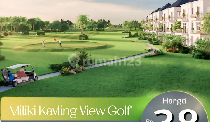 Kavling Permata Golf Pik2 Uk 15x30 Kavling Hunian View Lapangan Golf terbesar 27 Holes 