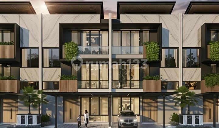 Dijual Rumah Premium Tepi Pantai, The Peninsula Residences Pik2, Uk 8X20, Dekat Cbd dan Akses Tol