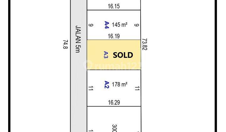 Promo Kapling Jogja di Jl Damai Kaliurang Km 7 Luasan Ideal 1