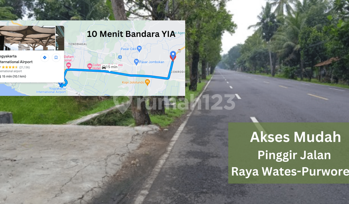 Jual Tanah Siap Bangun Timur Bandara Yia Yogyakarta 2