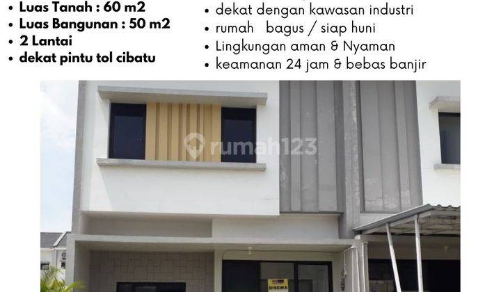 Disewakan Rumah 2 Lantai Siap Huni di Delta Mas 1