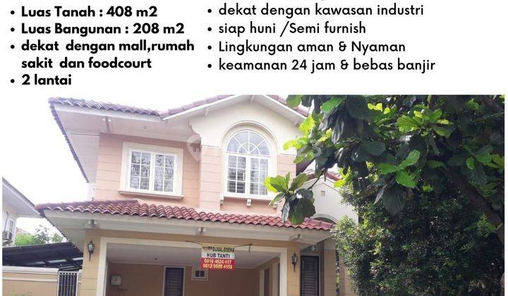 Dijual Rumah Siap Huni di Taman Menteng Lippo Cikarang 2