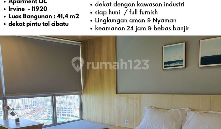 Disewaka Apartment Studio Siap Huni Orange County Lippo Cikarang