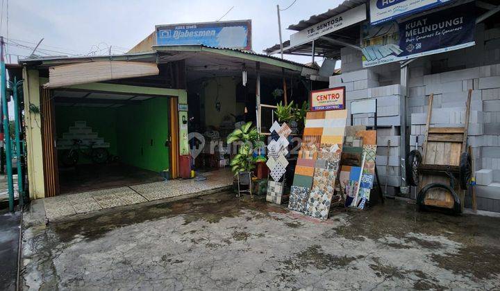Dijual Tanah Dan Toko Bangunan Aktif Lokasi Strategis Di Cipayung 3