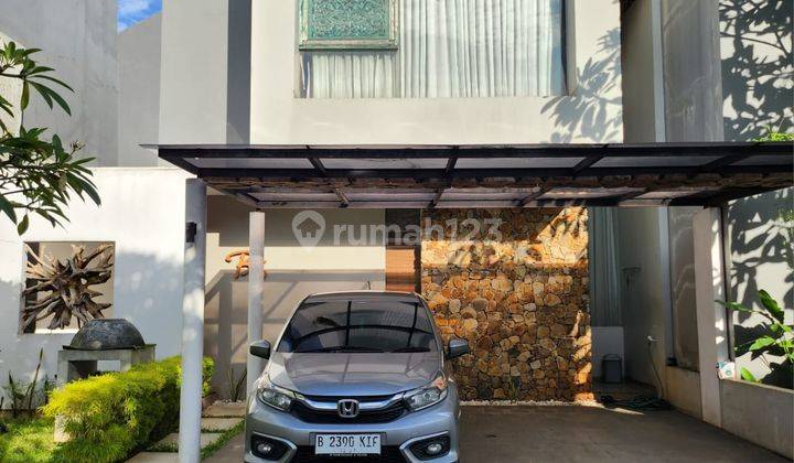 Rumah Modern Tropis Semi Furnished Di Setu Cipayung 16