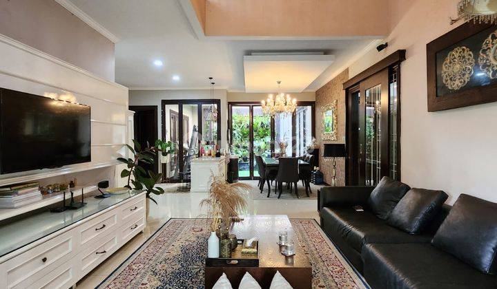 Rumah Mewah Jalan Super Luas Lingkungan Tenang Full Furnished Di Pondok Kelapa Jakarta Timur 6