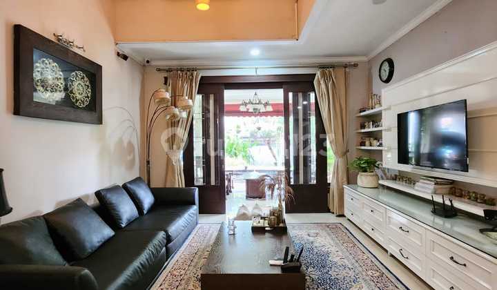 Rumah Mewah Jalan Super Luas Lingkungan Tenang Full Furnished Di Pondok Kelapa Jakarta Timur 9