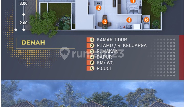 Rumah Cluster Baru Siap Huni View Laut Jawa 2