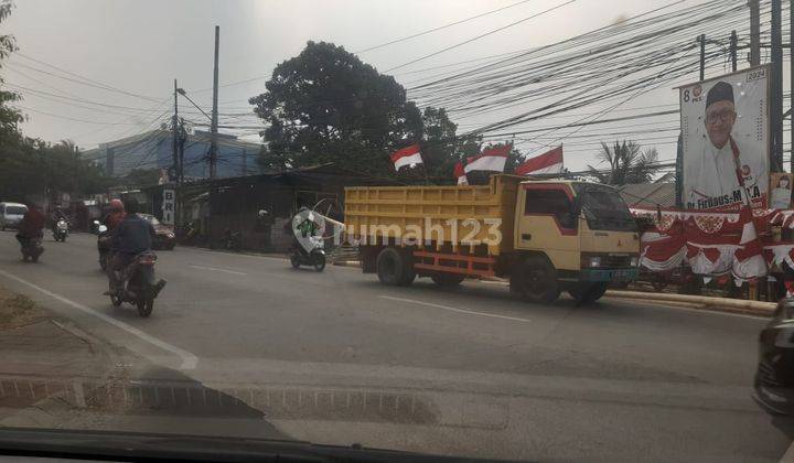 Tanah Disewakan Dipinggir Jln Raya Pamulang Sgt Ramai 2