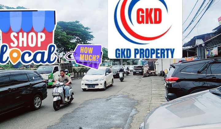 Rent a 2-Unit Shop Connected, 3 Floors, Strategic and Affordable on Main Roadside in Serpong