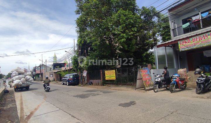 Tanah Djual Tepi Jalan Raya Tanah Baru 5 Menit Ke Tol Krukut 1