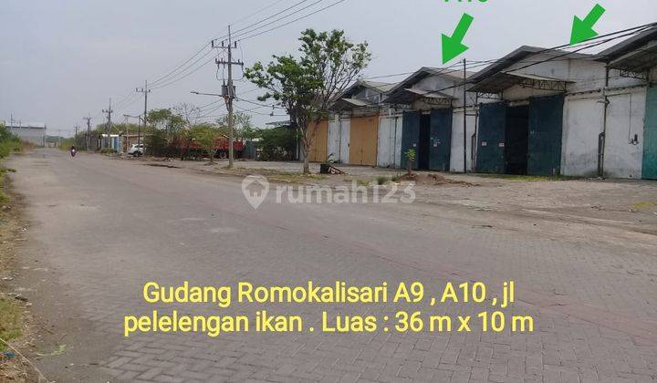 DISEWAKAN GUDANG ROMOKALISARI LOKASI STRATEGIS  1