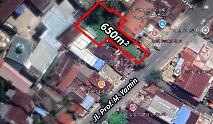  Dijual Tanah Tepi Jalan Cocok Untuk Segala Usaha di Jl. Prof. M. Yamin, Pontianak 2