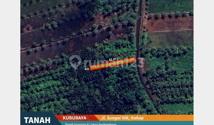 Land for sale on Jl. Sungai Itik, Kakap. Land for sale on Jl. Sungai Itik, Kakap.