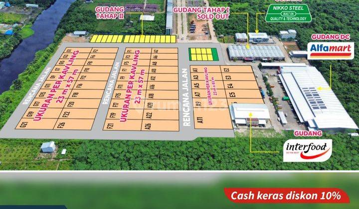 DIJUAL TANAH KAVLING SIAP BANGUN DI JL. TRANS KALIMANTAN (BORNOE BUSINESS ICON),Sungai Ambawang, Kubu Raya 1