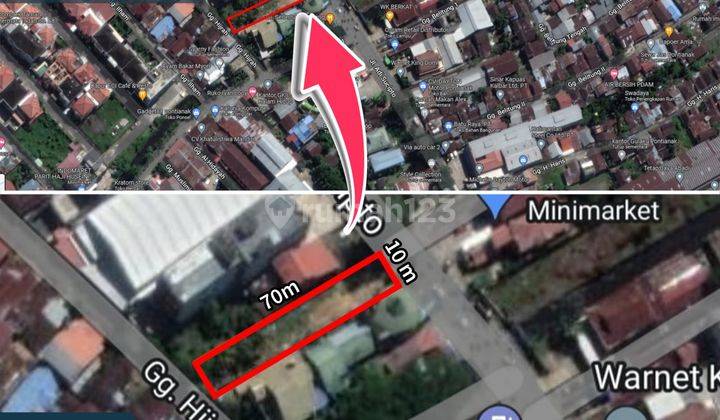 Tanah luas dan panjang di dekat jalan Adisucipto  1