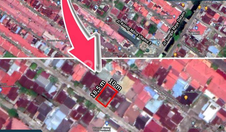 Tanah luas dan murah seukuran 1 kavling di serdam kota 1