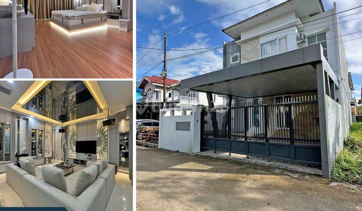 Rumah mewah 2 lantai full furnished dan interior  1