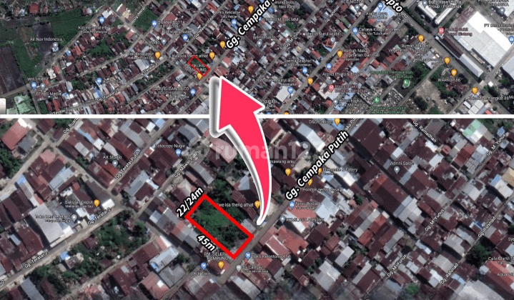 Dijual Tanah di Jl. Parit Baru, Gg. Cempaka Putih, Kubu Raya 2