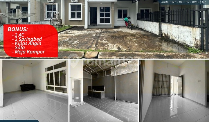 Disewakan Rumah Terawat dalam cluster di Jl. Paris 2, komp. Grenhill F-3, Pontianak Tenggara, Pontianak