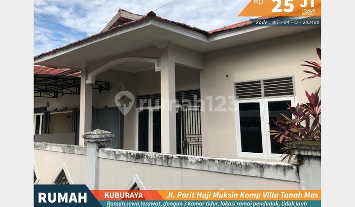 Dijual Rumah di Jl. Parit Haji Muksin Komp. Villa Tanah Mas 1