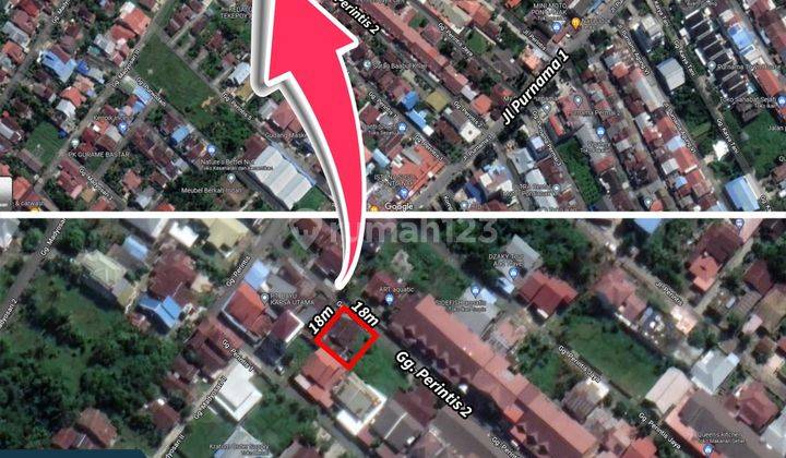 Dijual Tanah di Jl. Purnama, Gg. Perintis 2, Pontianak 1