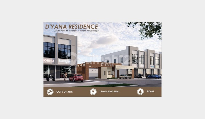*D'YANA RESIDENCE* (DIJUAL RUKO)  DAPATKAN CASHBACK 55JUTA PEMBELIAN KPR & CASH TEMPO 1