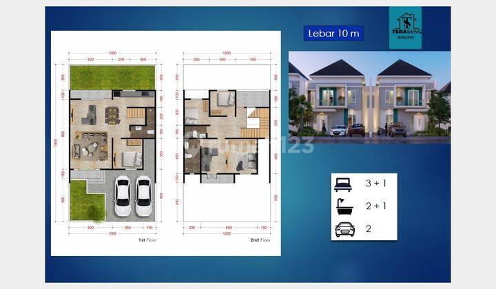 *Springwood* Hunian Mewah Type 180 2
