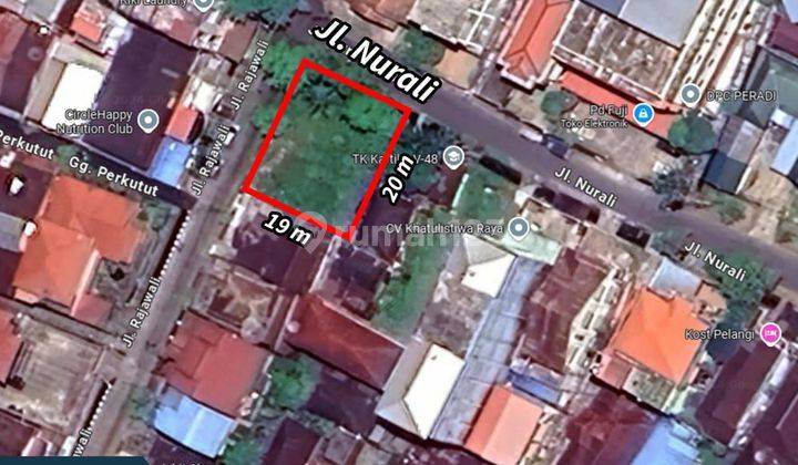 Dijual Tanah di Jl. Nurali Samping Jl. Rajawali , Pontianak 1