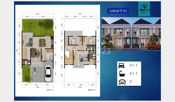 *Springwood* Hunian Mewah Type 160 2