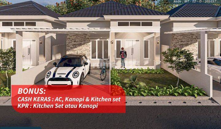 Dijual Rumah Baru Dapat Bonus di Jl. Parit No 2 1