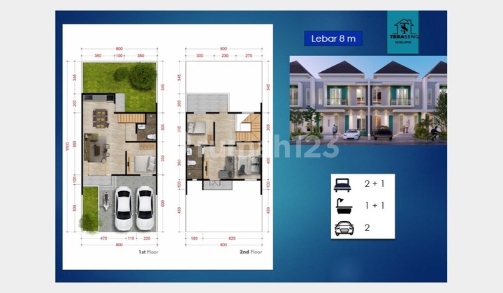 *Springwood* Hunian Megah Type 130 2