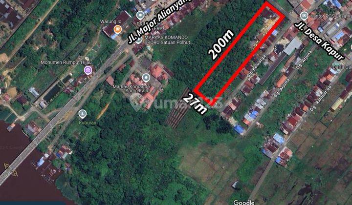 Dijual Tanah di Jl. Desa Kapur, Kubu Raya 1