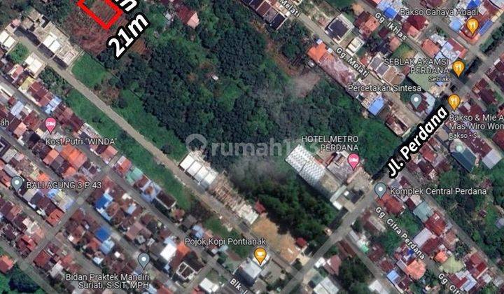 Dijual Tanah di Jl. Perdana Sebelah Hotel Metro Perdana , Pontianak 2