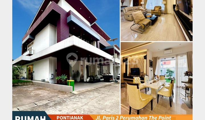 Dijual Rumah siap huni posisi Hook lokasi di Jl. Paris 2 perumahan the point