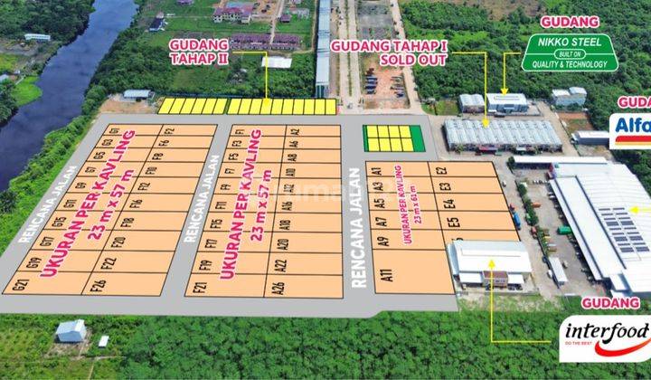 DIJUAL TANAH KAVLING SIAP BANGUN DI JL. TRANS KALIMANTAN (BORNOE BUSINESS ICON),Sungai Ambawang, Kubu Raya 2