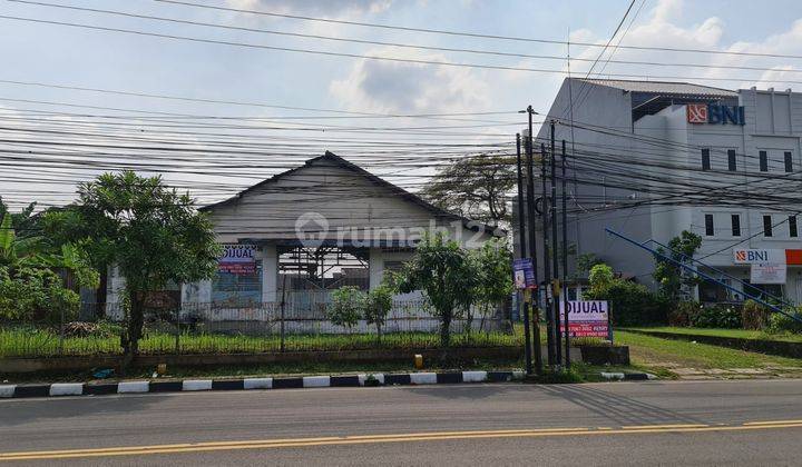 Tanah Komersil Area Jl.raya Bogor Ciparigi, Bogor Hak Guna Bangun Luas Tanah 6.780m2 Cocok Untuk Investasi, Gudang, Toko Material, Perbankan, 2 Lajur Jalan, Area Ramai  1