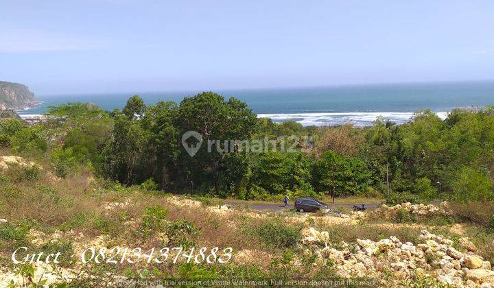 Tanah Dijual di Parang Tritis View Laut, Cocok Untuk Villa, Harga 1,7 Jutaan