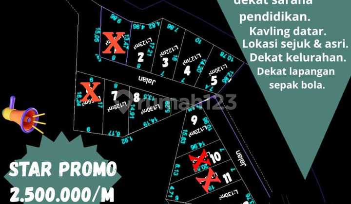 Dijual cepat Kavling dekat UNNES Gunungpati, Semarang, 2,5Jutaan 2