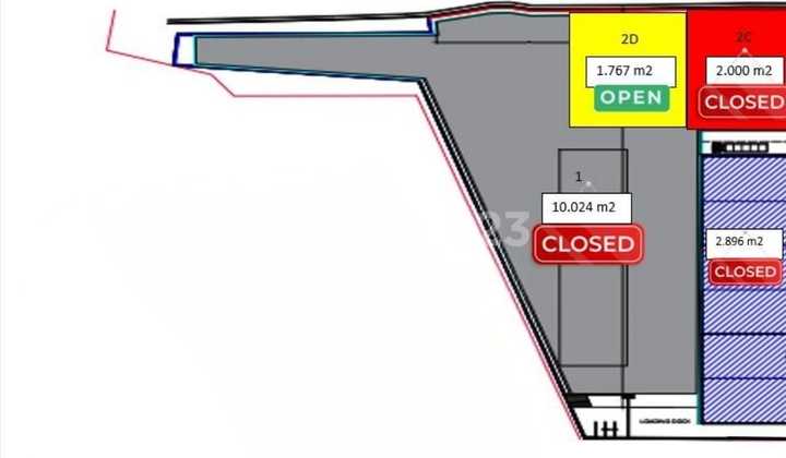 For Rent Commercial Land Strategically Located at Rest Area KM 19B, Bekasi