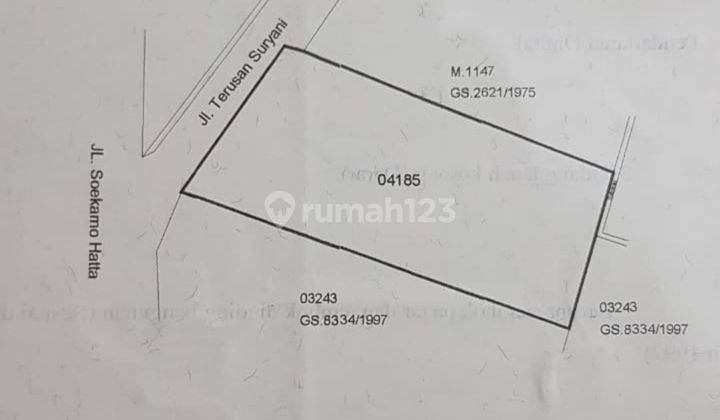 Dijual tanah terusan Suryani mainroad 1