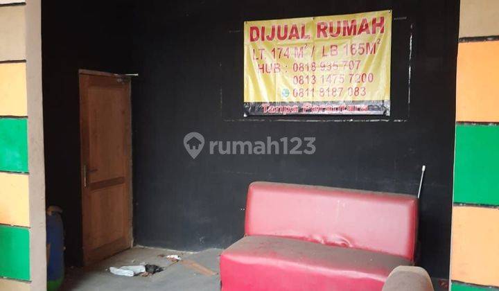 JUAL RUMAH UNTUK USAHA, EX CAFE, RUMAH LAMA SIAP BANGUN, LOKASI STRATEGIS, NEGO LANGSUNG OWNER SAMPAI DEAL, BEBAS BANJIR, LOKASI STRATEGIS 2