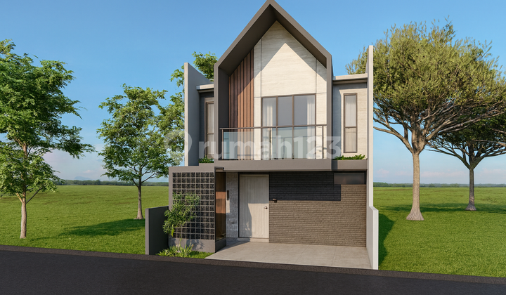 Jl. Kaliurang KM 10; Rumah Sleman Jogja Siap Bangun, Scandinavian 2 Lantai 2